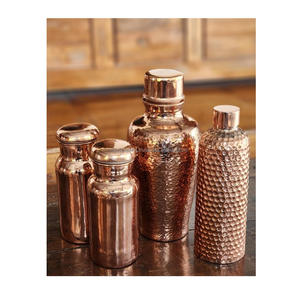 Pure Ayurvedic Eco-Friendly Copper Bottle for Daily Wellness Healthy Hydration Balanced Living <b>Travel</b> Home Office Gift Use - Product Image 4