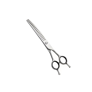 Professional Multi-Purpose Portable Luxury Simple Stainless Steel <b>Dog</b> Grooming <b>Scissors</b> Curved Chunker Shear - Product Image 5