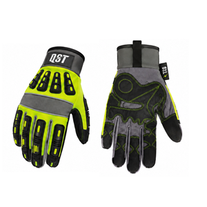 Guantes de Trabajo con Palma de Cuero, Agarre Completo para Mecánicos, Muñeca Ajustable, Logotipo Personalizado, OEM, ODM, Venta al Por Mayor, Alta Calidad, Flexibles - Product Image 1
