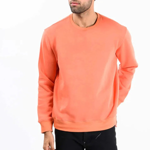 Sweat-shirt à col rond personnalisé avec logo brodé ou imprimé, de haute qualité, en coton, pour hommes - Product Image 3