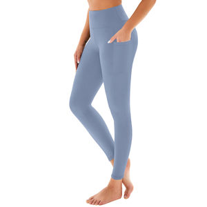 Leggings Deportivos para Mujer OEM, de Algodón y Fibra de Bambú, Ecológicos, de Secado Rápido, Súper Suaves y Elásticos, de la Mejor Calidad, para Todas las Temporadas - Product Image 4