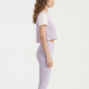 Camiseta Corta para Mujer, Top Casual de Manga Corta, Tela Suave, Corte Moderno, Cómodo, Ropa de Verano para Uso Diario - Product Image 4