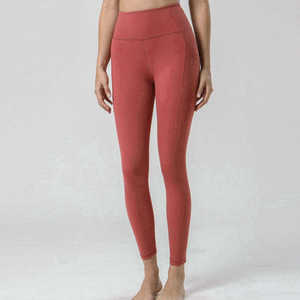 Wholesale <b>Pockets</b> Mid Waist Quick Dry Breathable Women <b>Leggings</b> Workout Running Fitness Women <b>Legging</b> - Product Image 5