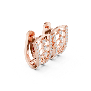 Pendientes de Oro Amarillo de 14K con Diamantes Cultivados en Laboratorio para Mujer, para Novias, Nuevos Diamantes Cultivados - Product Image 4