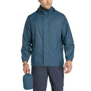 Waterproof <b>Rain</b> Jacket Outdoor Hiking Casual Wear Packable Custom Color Polyester Nylon Fabric Comfortable Windproof <b>Rain</b> <b>Coat</b> - Product Image 6