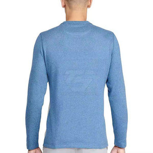 เสื้อสเวตเชิ้ตคุณภาพสูงสำหรับผู้ชาย ผ้าคอตตอนผสม สวมใส่สบาย ออกแบบโลโก้ได้ตามต้องการ เสื้อสเวตเชิ้ตผู้ชาย - Product Image 2