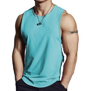 Camiseta sin mangas de verano para hombre, camiseta sin mangas de entrenamiento físico de secado rápido, ropa ligera de gimnasio y entrenamiento para verano - Product Image 1