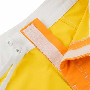 Yellow Orange Quick Dry Drawstring Casual Sport Shorts Men's Sporty Breathable Running Shorts Loose Outdoor Training - Product Image 4
