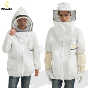 Chaqueta Profesional para Apicultura con Guantes de Piel de Oveja en Color Personalizado - Product Image 1