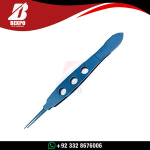 Pinzas para Suturas McPherson, Instrumento Quirúrgico Oftálmico de Acero Inoxidable, Instrumentos Reutilizables de Precisión para Microcirugía - Product Image 3