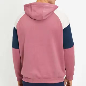 Sweats à capuche en molleton personnalisables avec logo, légers, de haute qualité, basiques, en molleton uni mélangé coton, sweats à capuche décontractés en molleton - Product Image 5