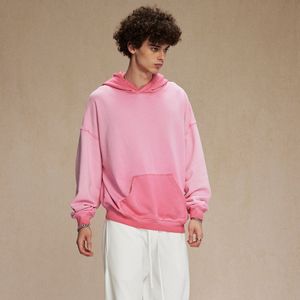 Vente en gros usine : Sweats à capuche vierges en polyester de haute qualité, imprimables par sublimation, personnalisables avec logo et effet faux décoloration - Product Image 6