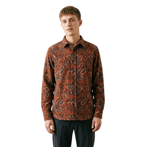 Winter Premium Quality <b>Paisley</b> <b>Shirts</b> Printed Cotton Long Sleeve Casual <b>Men</b> Breathable Stylish Button Down <b>Shirts</b> - Product Image 5