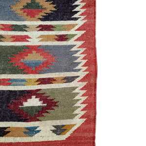 Alfombras Kilim de Yute y Lana Tejidas a Mano, Planas, Suaves y Decorativas, Personalizadas para Sala de Estar, Dormitorio y Estudio - Product Image 4