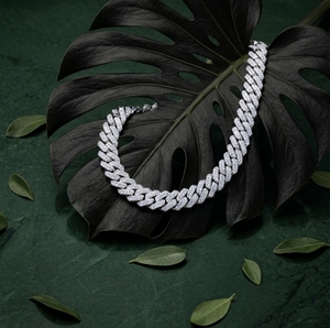 Cadena de Oro 10K con Diamantes Cultivados en Laboratorio, Certificación IGI, 6MM 16MM, 14 Pulgadas 30 Pulgadas, Collar de Hombre Moderno Estilo Hip Hop Iced Out - Product Image 5