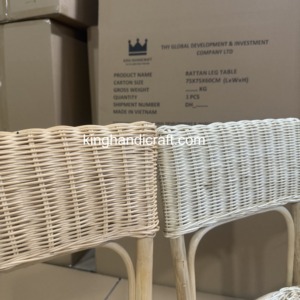 Chaise pour enfant en rotin naturel tressé à la main pour location événementielle, mariage, fête, anniversaire, photographie et décoration - Product Image 6