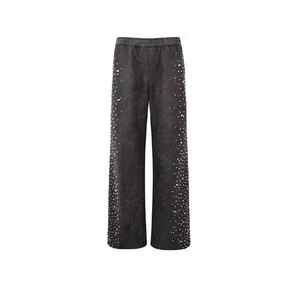 Dernier design personnalisé de survêtements d'hiver de haute qualité avec strass, couleur unie - Product Image 4