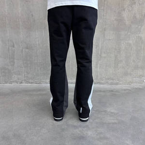 กางเกงวอร์มขาบานทรงลำลองคุณภาพสูง ปักโลโก้ตามสั่ง เอวยางยืด ไซส์ใหญ่ ผ้าฝ้าย 100% สำหรับผู้ชาย ทรงขาบานซ้อน - Product Image 5