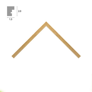 Modern Style PS Polystyrene Picture Frame Moulding <b>Wood</b> Grain Minimalist Wide <b>Border</b> OEM Custom Photo Frame Factory - Product Image 4