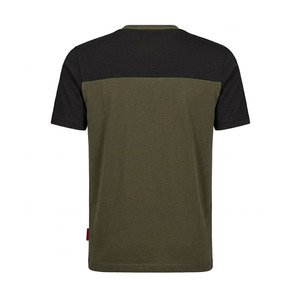 Camiseta Ekin Impex para Hombre, Diseño de Bloques de Color en Contraste, Manga Corta, Cuello Redondo, Estilo Urbano, Corte Regular, Jersey de Algodón con Estampado - Product Image 3