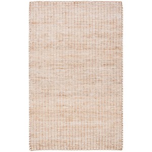 Modern Beige Jute Flat Weave Area <b>Rug</b> Rectangle Eco Friendly Living Room Use <b>Thin</b> 0.2-0.4 in - Product Image 4