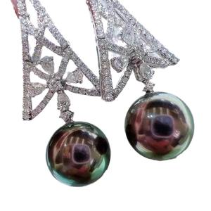 Pendientes Colgantes de Perlas de Agua Dulce con Cuentas de Mantou de Alta Calidad para Mujer, Joyería Fina de Lujo con Gran Sensación - Product Image 5