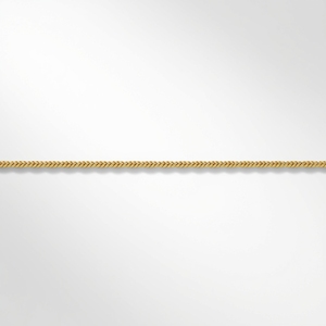 Collier chaîne gourmette en or massif 9K pour femme, collier en or véritable, chaîne fine classique, bijoux raffinés, conception personnalisée OEM - Product Image 6