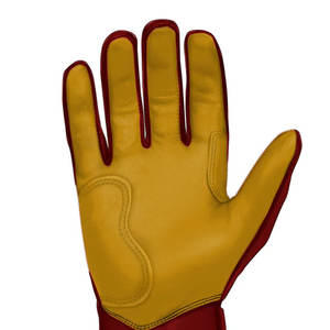 Guantes de Bateo de Béisbol y Sóftbol Profesionales Unisex, Transpirables, con Impresión Digital, de Cuero, con Puño Corto - Product Image 6