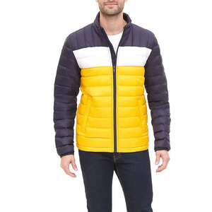 Nouvelle Arrivée - Doudoune d'Hiver Homme en Toile de Haute Qualité, Col Montant, Logo Frontal, Respirante, Légère et Écologique, Faible MOQ - Product Image 1