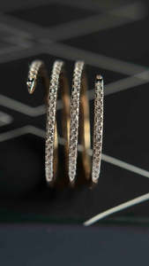 Anillo de boda redondo de moissanita con diseño en espiral de varias filas, anillo de compromiso, anillo nupcial, anillo de regalo de aniversario - Product Image 4