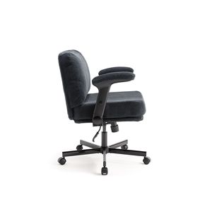 Criss Cross Office <b>Chair</b> Thick Cushion Wide Seat Adjustable Swivel <b>Desk</b> Flip Arms Comfy Fabric for Home Office Apartment Bedroom - Product Image 3