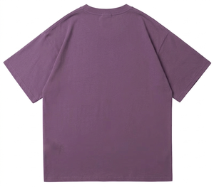 Camiseta al por Mayor de 300 GSM, 100% Algodón Puro, Lisa, Holgada, Unisex, Anti-Pilling, Agradable al Tacto, Personalizable con Logotipo - Product Image 2