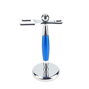 Ensemble de rasage haut de gamme Fine House avec lames à double tranchant, rasoir en poils de blaireau, manche en métal et brosse à raser - Product Image 6