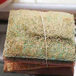 Esponja de Lufa para Platos, Fabricada con Fibra Vegetal, Almohadilla de Limpieza para Cocina, OEM, ODM, Marca Privada, Producción a Granel, Suministro Directo de Fábrica - Product Image 4
