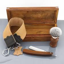 Kit de Afeitado para Hombre, Cepillo para Barba y Cabello, Diseño Moderno, Todos los Colores, Juego de Afeitado con Estuche de Cuero - Product Image 6