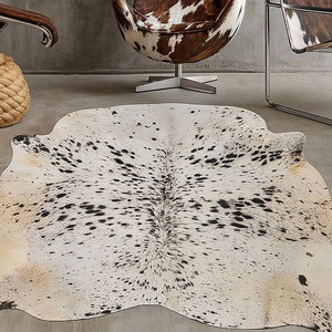 Nouveau style 2026 : Tapis en cuir de vachette authentique, décoration intérieure écologique, tapis en cuir véritable durable - Product Image 1