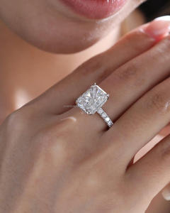 Certificat IGI approuvé 14K or femme fiançailles CVD VVS DEF toutes formes coupe laboratoire cultivé bague en diamant personnalisé - Product Image 1