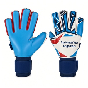 Gants de gardien de but de football de qualité supérieure, gants de football à forte adhérence, paume en latex antidérapante, gants d'entraînement et de match, logo personnalisé, respirants - Product Image 1