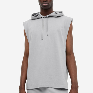 Sweat-shirts à capuche oversize pour hommes et femmes, couleur unie rouge, noir, gris, automne-hiver, polaire, logo sur le devant, style hip-hop, 100% coton - Product Image 3
