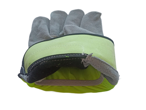 Guantes de soldadura industriales de cuero vacuno, resistentes al calor, ignífugos, personalizados para hombres y mujeres, guantes de trabajo de protección. - Product Image 3
