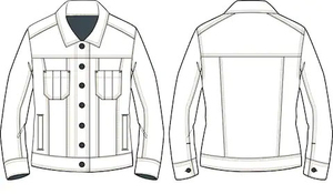 Veste en jean oversize pour homme, coupe ample, style vintage, streetwear décontracté, manteau en jean en coton, tendance, élégant, vêtement d'extérieur à la mode - Product Image 6