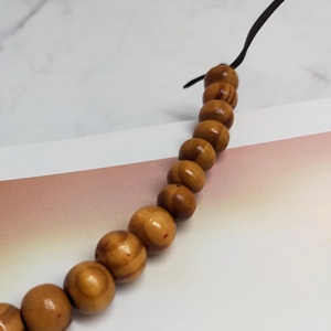 Cadena de Cuentas Redondas de Madera Moderna de 7 Pulgadas para Decoración del Hogar, Manualidades, Regalos DIY - Product Image 2