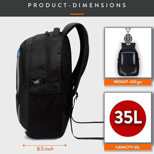 Système de transport léger et confortable de qualité supérieure, meilleur fournisseur, fermeture éclair respirante et fluide, logo personnalisé, sac à dos scolaire - Product Image 3