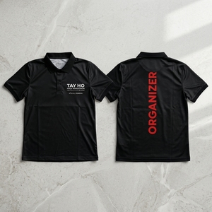 เสื้อโปโลพรีเมียมแบบกำหนดเอง เสื้อโปโลสำหรับพนักงานงานอีเว้นท์ ระบายอากาศได้ดี ชุดยูนิฟอร์มมืออาชีพ - Product Image 1