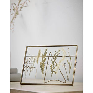 Cadre photo flottant en métal or rose de qualité supérieure pour décoration de table classique, support de présentation photo en verre double face, prix le plus bas - Product Image 4