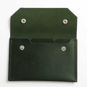 Cartera de Cuero Genuino para Efectivo, con Logotipo Personalizado, Venta al Por Mayor, Organizador de Dinero Premium, LCE-0035 - Product Image 1