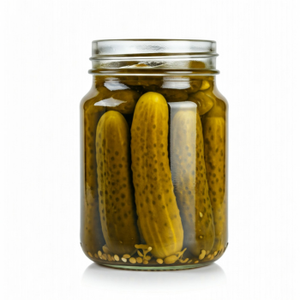Cornichons Biologiques Premium 5-8cm Halal en Fûts en Gros, Cornichons Biologiques 2-4cm Conservés en Saumure 1kg - Product Image 1