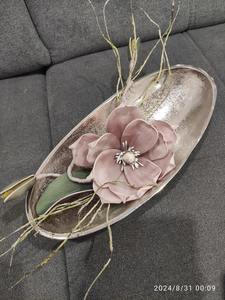 Moderno y Lujoso Portavelas de Metal Plateado en Forma de Barco, Centro de Mesa para Fiestas, No Tóxico, Libre de Plomo, Apto para Lavavajillas, Ecológico - Product Image 4