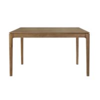 Table à manger rectangulaire en bois massif, design scandinave moderne, durable, écologique, imperméable, stable, meubles pour la maison 4