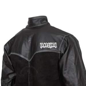 เสื้อแจ็คเก็ตหนังวัวสำหรับงานเชื่อม ทนความร้อน ป้องกันอันตราย  แบบสั่งทำพิเศษ สำหรับงานหนัก - Product Image 3